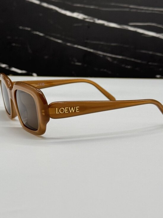 NEW LOEWE LW40158I 50E SUNGLASSES BROWN UNISEX EYEWEAR LOEWE main image 3